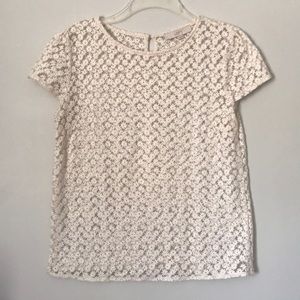 Sheer embroidered top